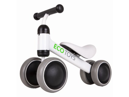 Cvičebný minibicykel pre deti biely ECOTOYS
