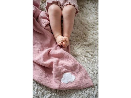 Detská deka ružová