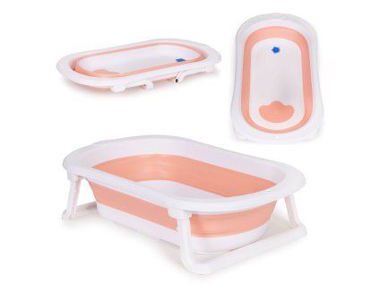 Skladacia detská vaňa ECOTOYS s farebným bezpečným korekom