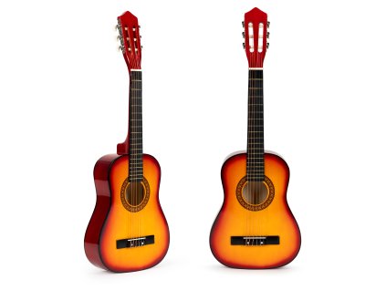 Detská veľká klasická drevená gitara 6 strún ECOTOYS
