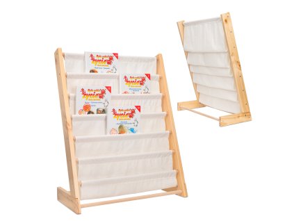 Regal na ksiazki dla dzieci stojak polka 79cm 106836(2)