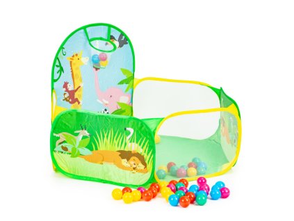 Detský suchý bazén (stan) s 50 loptičkami IPLAY