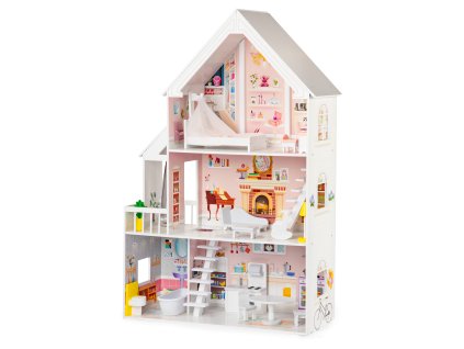 Drevený domček pre bábiky 3 poschodia XXL Powder Mansion ECOTOYS