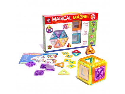 Farebné magnetické bloky MAGICAL MAGNET 20 PUH