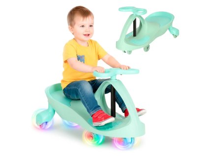 Jezdzik grawitacyjny LED Swing Fix S3 swiecace kola mietowy 178405