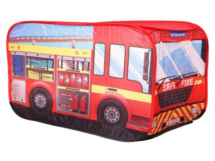 Detský samorozkladací stan IPLAY – hasičské auto