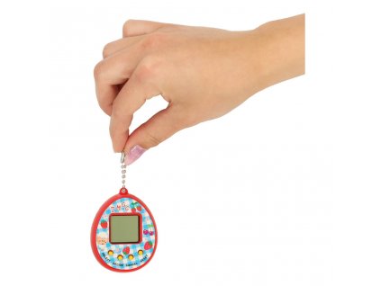 Hračka Tamagoči elektronická hra s vajíčkami červená