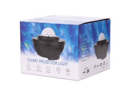 Hviezdny projektor LED otočné nočné svetlo