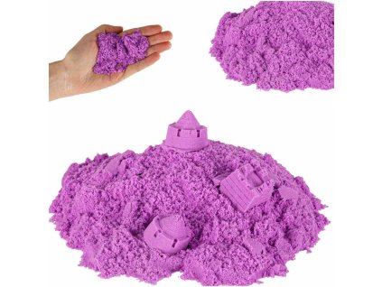Piasek kinetyczny 1kg w woreczku fioletowy 161605