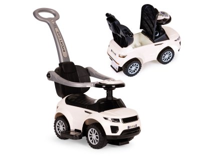 Detské odrážadlo 3v1 autíčko Super Car - biele