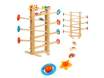 LULILO drevená guľôčková dráha IRI 70cm XXL