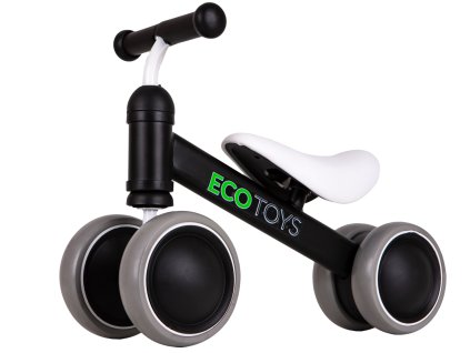Cvičebný minibicykel pre deti čierny ECOTOYS