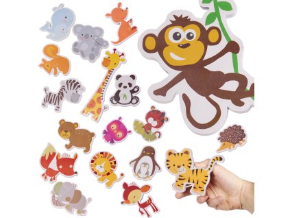 Zabawka do kapieli wanny piankowe zwierzatka 99198(2)