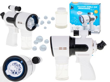 Pistolet do robienia baniek mydlanych bialy 94485(2)