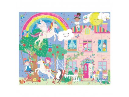 Pohyblivé puzzle 50ks Fairy Rainbow