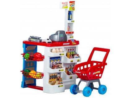 138848 pokladnicny vozik pre deti v supermarkete