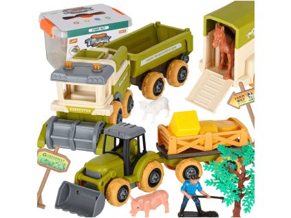 Farma traktor maszyny rolnicze ciagnik do skrecania zwierzeta wkretarka 177256
