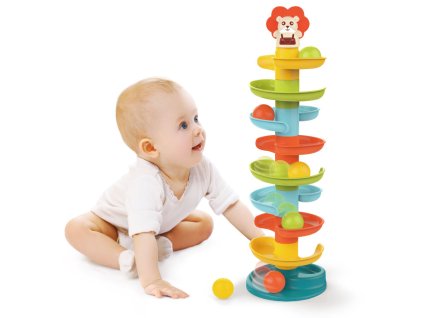 Veža s dráhou na loptičky, 6 kusov, od 18 mesiacov