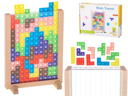 Puzzle tetris stojaca hra