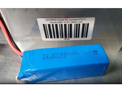 Czesc RC do lodzi FT011 Akumulator 14 8V 2800 mAh 92307(1)