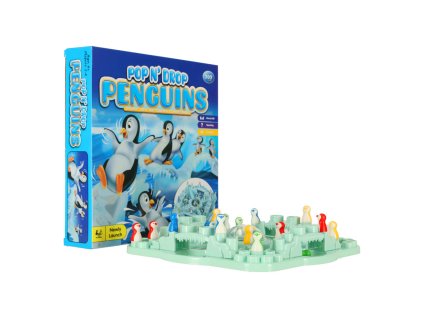 Rodinná hra penguin race ice chinoiserie