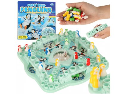 Rodinná hra penguin race ice chinoiserie