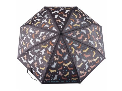 Rozkladací dáždnik Mačky Pes