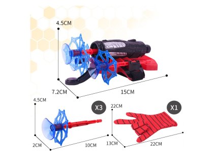 Rekawica wyrzutnia sieci 3 strzalki 130981
