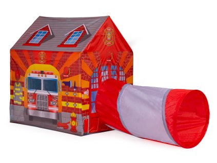 Detský stan s tunelom – Hasičská stanica IPLAY