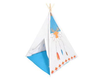 Detský tipi wigwam ECOTOYS s podlahou 120×150 cm