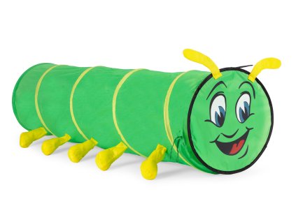 IPLAY tunel Stonožka – skladací detský stan 180×47 cm