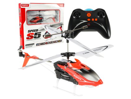 SYMA S5 RC vrtuľník 3CH červený