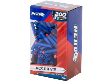 Šípy kompatibilné s odpaľovacím zariadením NERF 7,2 cm BOX 200 ks.