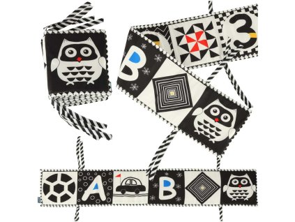 Ochraniacz do lozeczka ksiazeczka mata edukacyjna ochronna dla niemowlat cyfry litery 145106