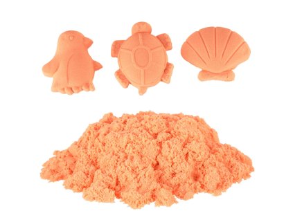 Kinetický piesok 1 kg vo vrecku oranžový