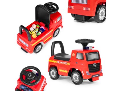 Tlačný hasičský vozík MERCEDES