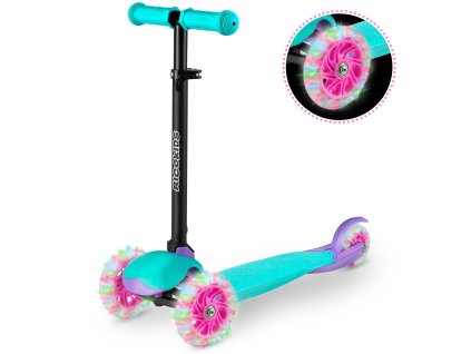 Kolobežka Ricokids Loco - tyrkysovo ružová