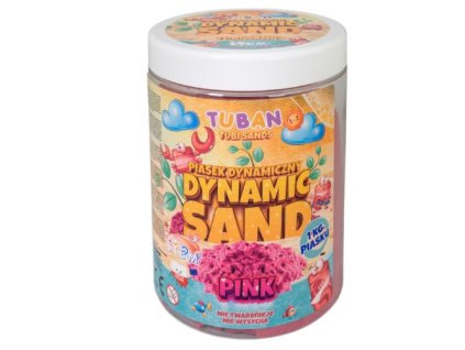 TUBAN Dynamic Sand 1kg růžový