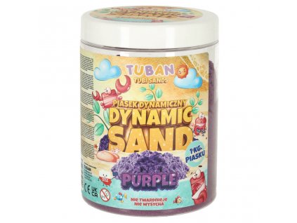 TUBAN Dynamický piesok 1kg fialový