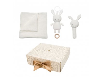 Darčekový Set s mušelínovou dekou Zajačik