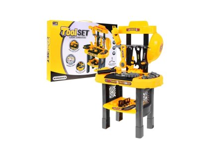 Detský majsterkársky pracovný stôl s 23 nástrojmi