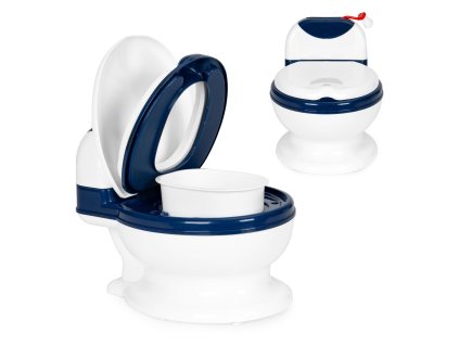 Detský nočník ECOTOYS s vekom, vyberateľným vkladom a kefkou