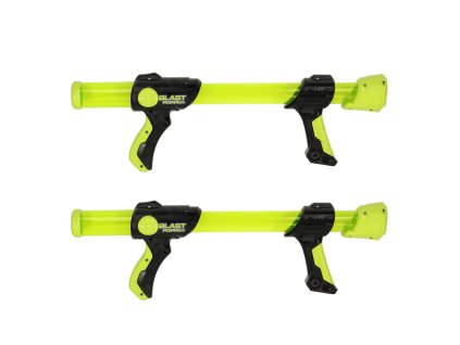 Pistolet na kulki piankowe x2 zestaw maska ochronna x2 155403