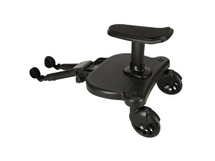 Dostawka do wozka z siedziskiem dla dziecka czarna 146380