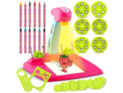 Ricokids kresliaci projektor 772000 - ružový