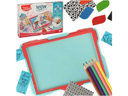Tablica kreatywna dla dzieci odrysowywanie teksturowanie Maped 164430