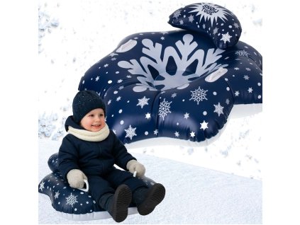 Slizgacz sanki dmuchane na snieg kolo opona gwiazda 110cm 178383