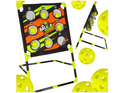 Rzut do celu pileczkami tarcza pilki x6 gra zrecznosciowa 168695