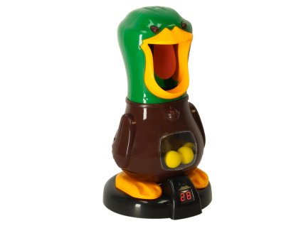 Glodna kaczka XL strzelanie do celu gra zrecznosciowa zestaw 2 pistolety kulki LED 160465