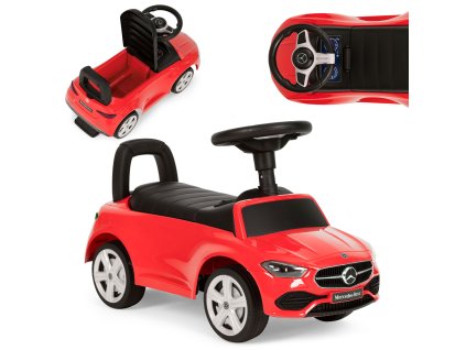 Auto Mercedes C CLASS s volantom červená